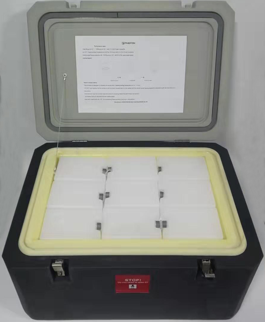 Cold Life 106h 15L Insulated Containers Long Range Vaccine Transportation Cold Box 