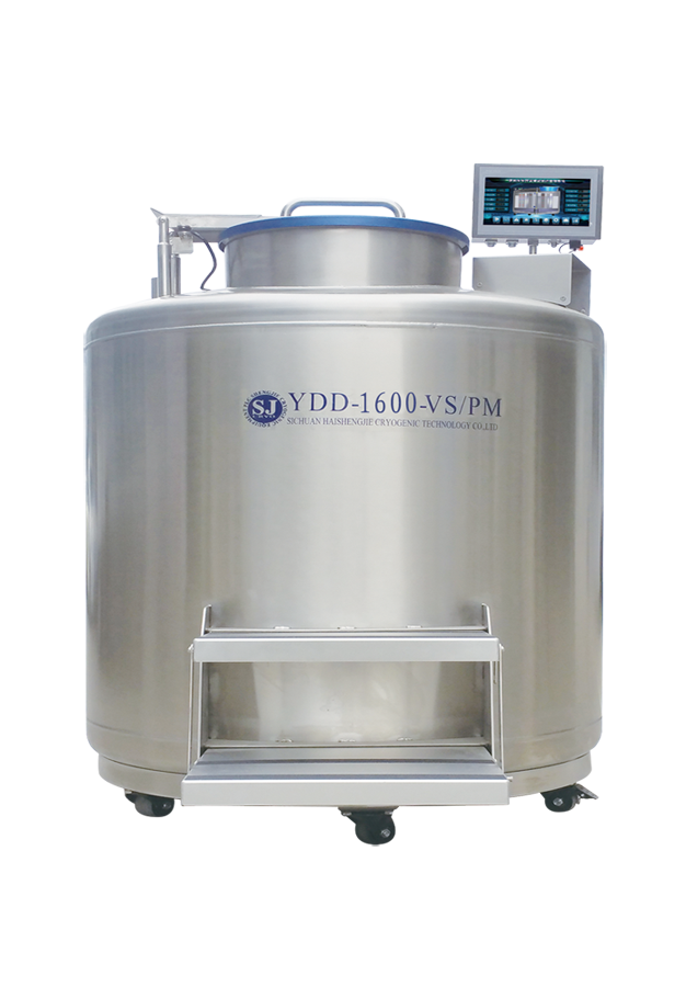 Stainless Steel Wide Neck Large Capacity -196℃ Liquid Nitrogen Tank Cryobiobank Series 