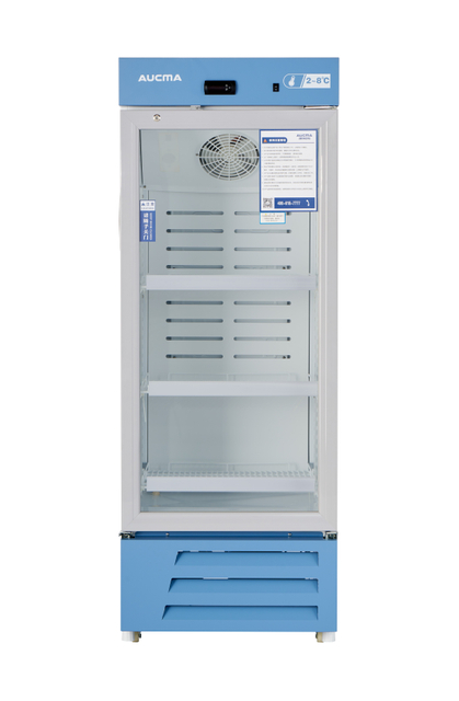 YC-200 2-8℃ 100L Glass Door China Pharmacy Refrigerator