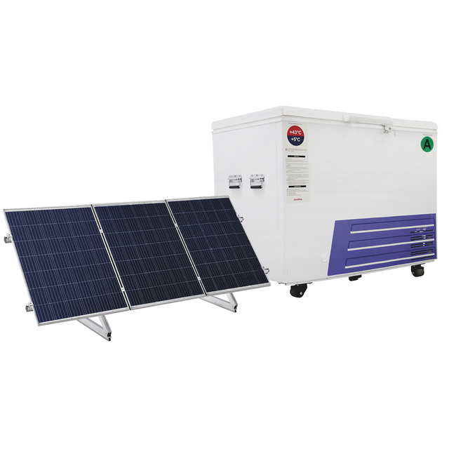 Solar Panel Direct Drive, PQS, Refrigerator or Combined Refrigerator and Water-pack Freezer