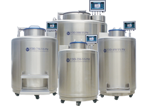 Stainless Steel Wide Neck Large Capacity -196℃ Liquid Nitrogen Tank Cryobiobank Series 