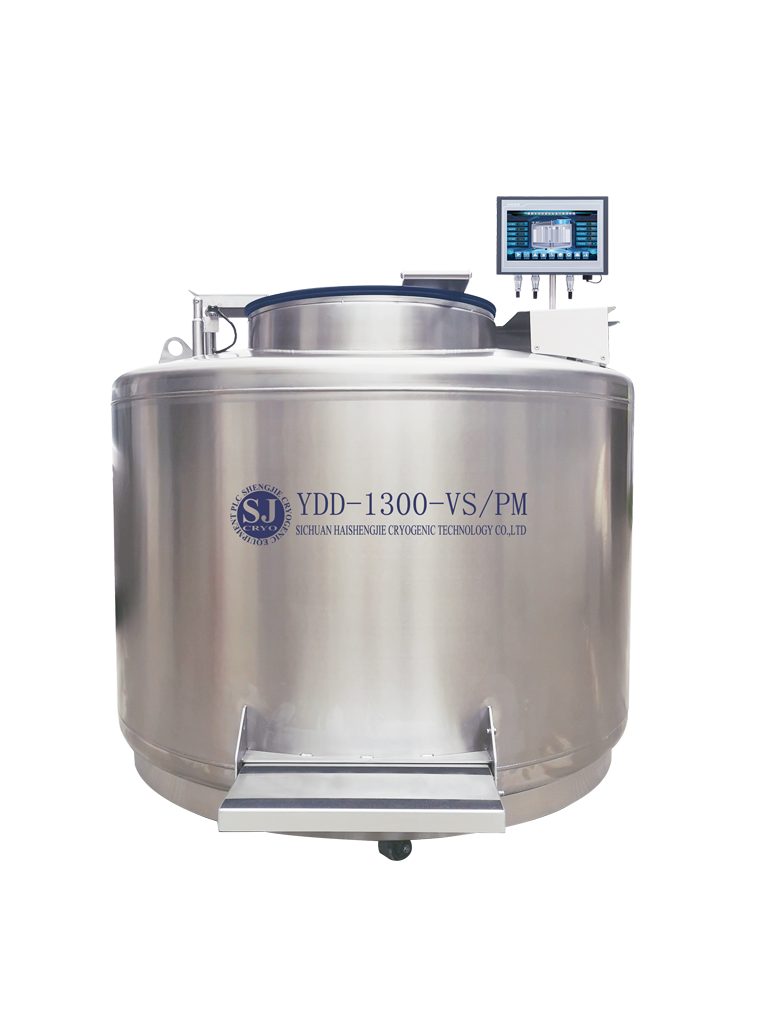 Stainless Steel Wide Neck Large Capacity -196℃ Liquid Nitrogen Tank Cryobiobank Series 